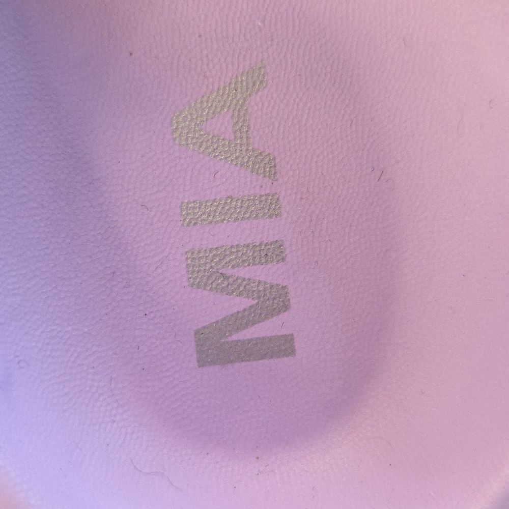 MIA Womans SANDALS size 9 Lavender Slip Ons Adjustable Open Toe - Picture 9 of 16